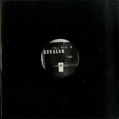 Second Hand SURGEON RAW TRAX 2 vinyl record with black label and colorful album artwork on the front.