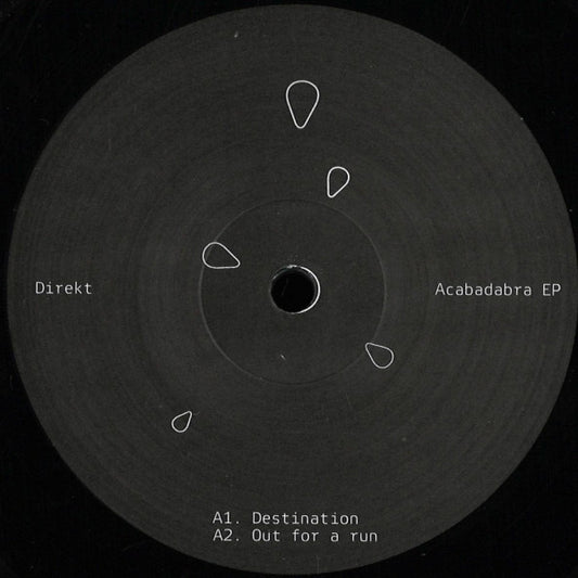 Second Hand ACABADABRA EP vinyl record by DIREKT, front cover featuring bold graphic design and vibrant colors.