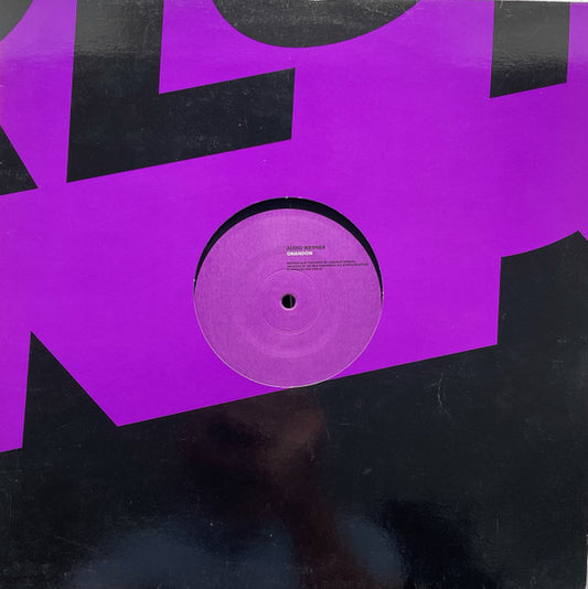 Second Hand AUDIO WERNER Onandon vinyl record with colorful abstract album cover art, front view showcasing the design.