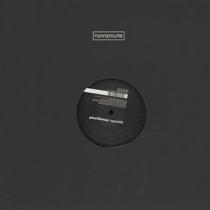 Vinyl record titled "PLASTIKMAN – SPASTIK" by Second Hand, showing the front cover artwork with bold text and vibrant colors.