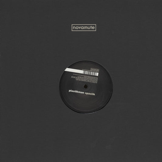 Vinyl record titled "PLASTIKMAN – SPASTIK" by Second Hand, showing the front cover artwork with bold text and vibrant colors.