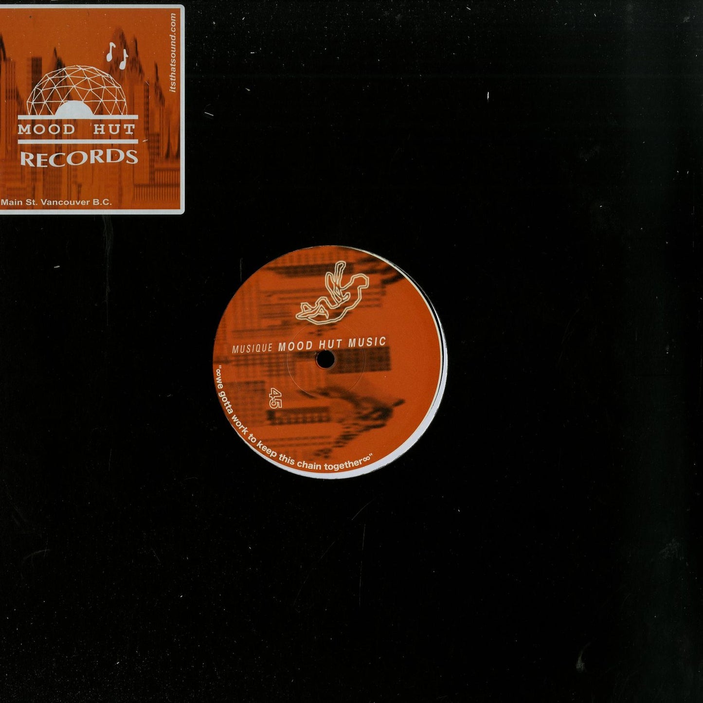 Vintage House of Doors Starcave vinyl record by Second Hand with colorful album cover art.